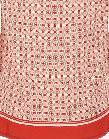 KANGRA Top  in viscosa RED Donna 