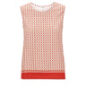 KANGRA Top  in viscosa RED Donna 