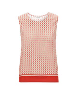 KANGRA Top  in viscosa RED Donna 