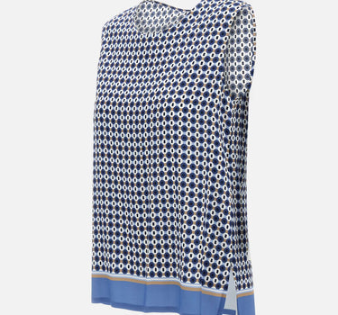 KANGRA Top  in viscosa BLUE Donna 