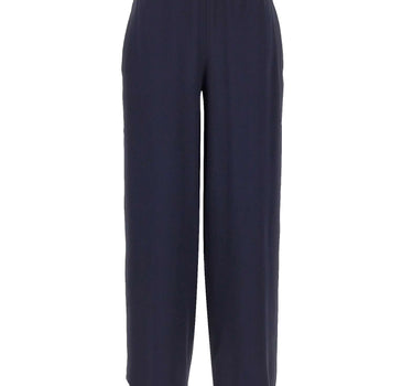 KANGRA Pantaloni palazzo in seta BLUE Donna 