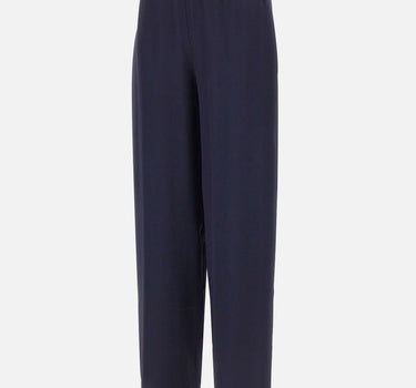 KANGRA Pantaloni palazzo in seta BLUE Donna 