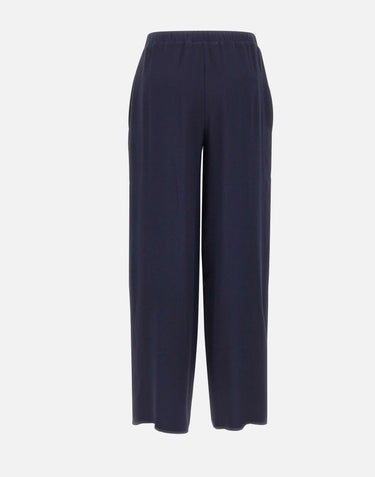 KANGRA Pantaloni palazzo in seta BLUE Donna 