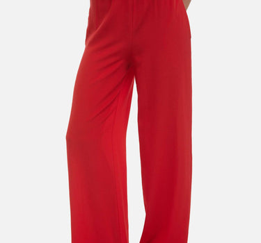 KANGRA Pantaloni palazzo in seta RED Donna 