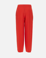 KANGRA Pantaloni palazzo in seta RED Donna 