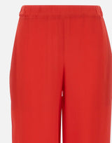 KANGRA Pantaloni palazzo in seta RED Donna 
