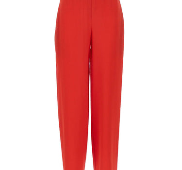 KANGRA Pantaloni palazzo in seta RED Donna 