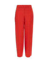 KANGRA Pantaloni palazzo in seta RED Donna 