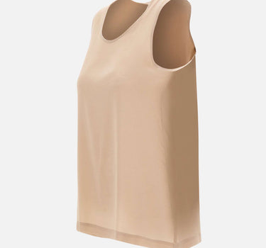 KANGRA Top in crêpe di seta BEIGE Donna 