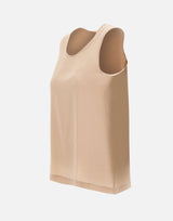 KANGRA Top in crêpe di seta BEIGE Donna 