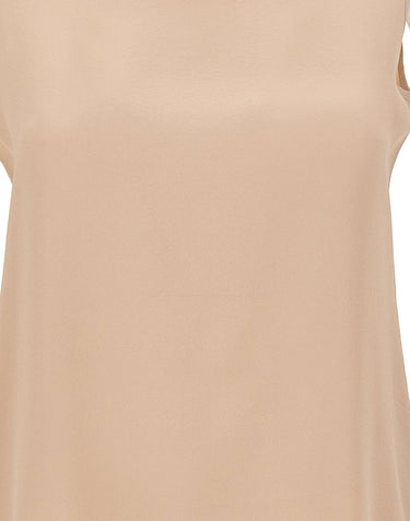 KANGRA Top in crêpe di seta BEIGE Donna 
