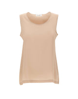 KANGRA Top in crêpe di seta BEIGE Donna 