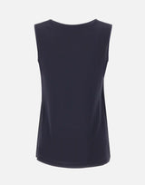 KANGRA Top in crêpe di seta BLUE Donna 