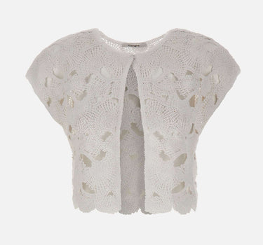 KANGRA Spolverino con lavorazione Cornely WHITE Donna 