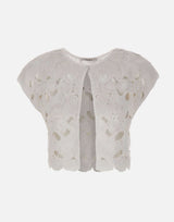 KANGRA Spolverino con lavorazione Cornely WHITE Donna 