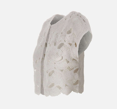KANGRA Spolverino con lavorazione Cornely WHITE Donna 