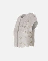 KANGRA Spolverino con lavorazione Cornely WHITE Donna 