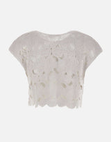 KANGRA Spolverino con lavorazione Cornely WHITE Donna 