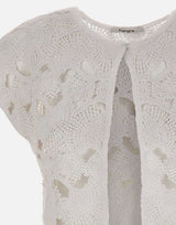 KANGRA Spolverino con lavorazione Cornely WHITE Donna 