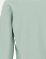 KANGRA Polo rasata con fondo asimmetrico GREEN Donna 