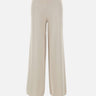 KANGRA Pantaloni palazzo in maglia rasata GREY Donna 