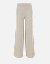 KANGRA Pantaloni palazzo in maglia rasata GREY Donna 