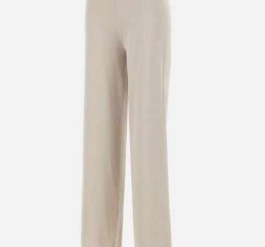 KANGRA Pantaloni palazzo in maglia rasata GREY Donna 