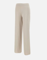 KANGRA Pantaloni palazzo in maglia rasata GREY Donna 