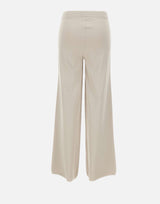 KANGRA Pantaloni palazzo in maglia rasata GREY Donna 
