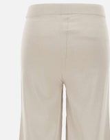KANGRA Pantaloni palazzo in maglia rasata GREY Donna 
