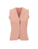 KANGRA Gilet in punto stoffa Pink Donna 