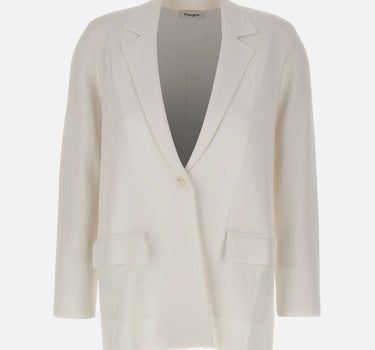KANGRA Blazer in viscosa WHITE Donna 