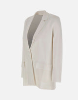 KANGRA Blazer in viscosa WHITE Donna 