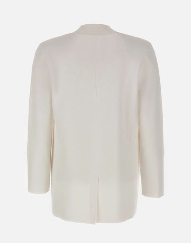KANGRA Blazer in viscosa WHITE Donna 