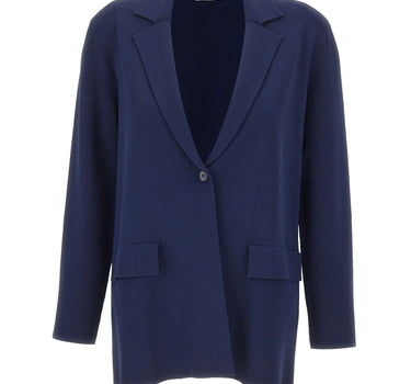 KANGRA Blazer in viscosa BLUE Donna 