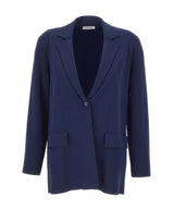 KANGRA Blazer in viscosa BLUE Donna 
