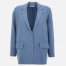 KANGRA Blazer in viscosa Light Blue Donna 