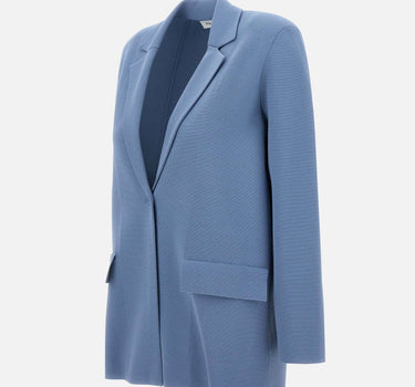 KANGRA Blazer in viscosa Light Blue Donna 