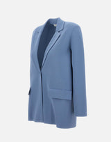 KANGRA Blazer in viscosa Light Blue Donna 
