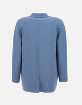 KANGRA Blazer in viscosa Light Blue Donna 