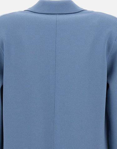 KANGRA Blazer in viscosa Light Blue Donna 