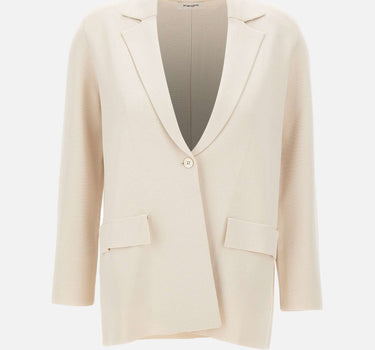 KANGRA Blazer in viscosa BEIGE Donna 
