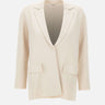KANGRA Blazer in viscosa BEIGE Donna 