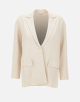KANGRA Blazer in viscosa BEIGE Donna 