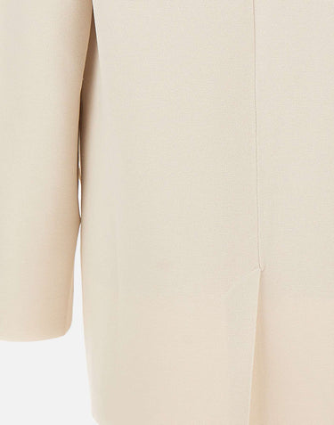KANGRA Blazer in viscosa BEIGE Donna 