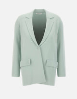 KANGRA Blazer in viscosa GREEN Donna 