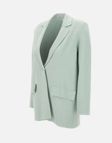 KANGRA Blazer in viscosa GREEN Donna 