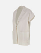 KANGRA Blazer in maglia smanicato WHITE Donna 