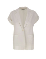 KANGRA Blazer in maglia smanicato WHITE Donna 