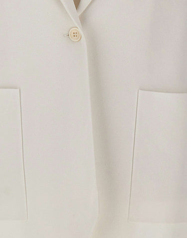 KANGRA Blazer in maglia smanicato WHITE Donna 